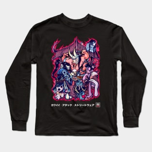 Yokai Japanese Oni Izakaya Long Sleeve T-Shirt